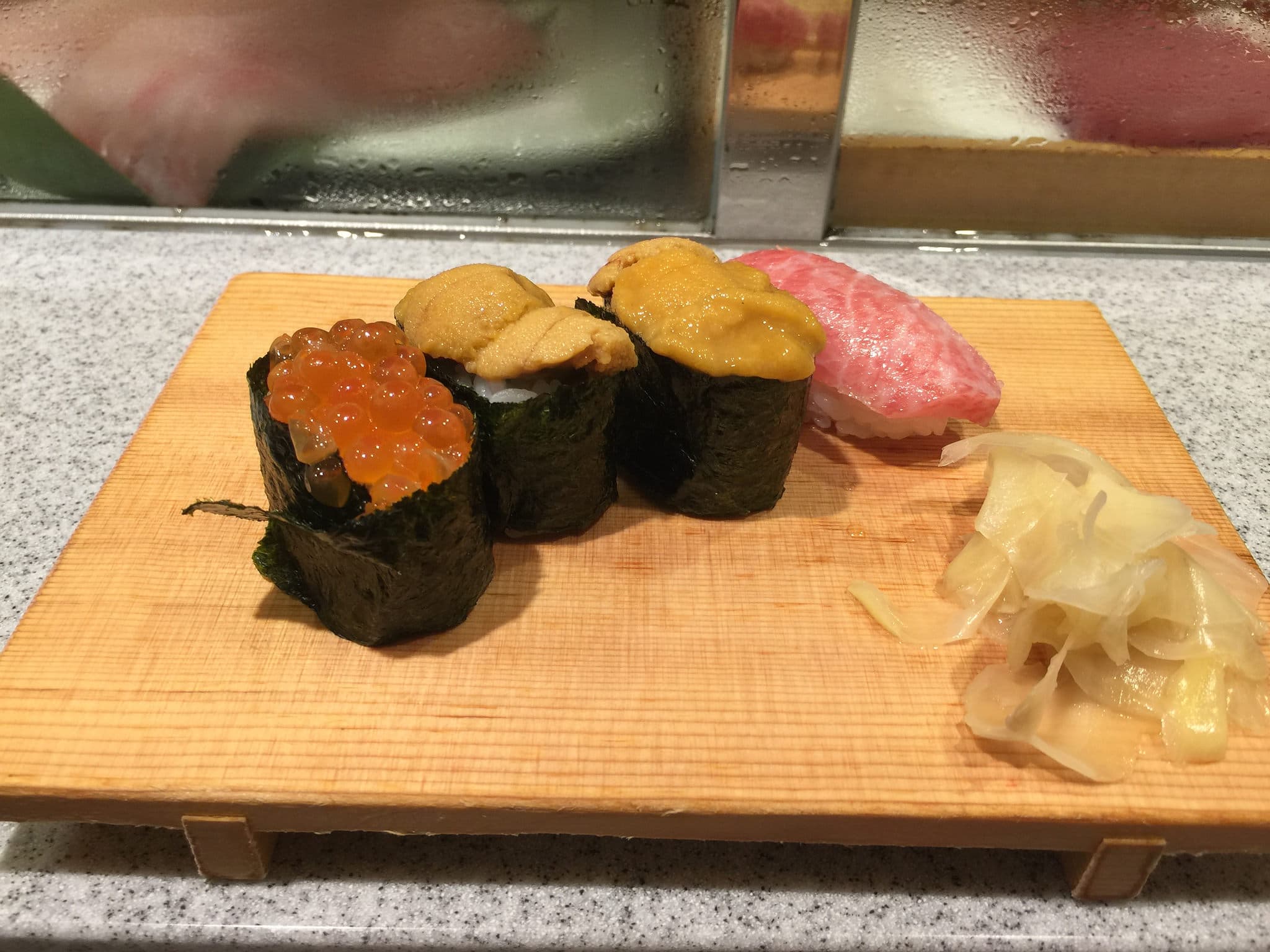 standing sushi