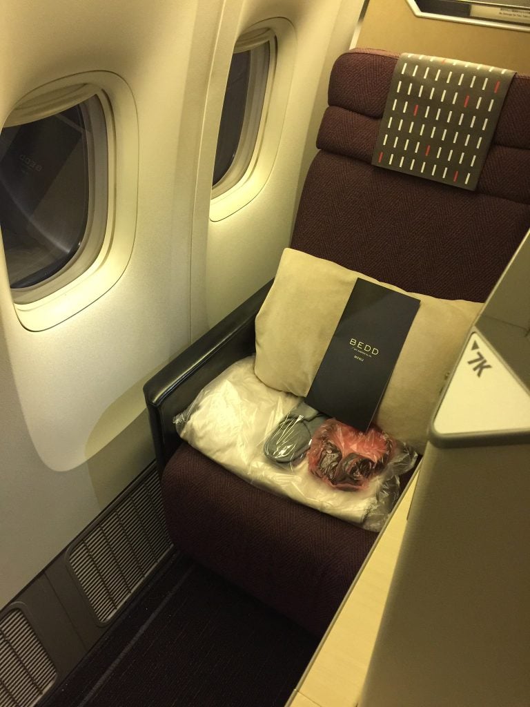 Japan Airlines Business Class Review HND SFO FOODICLES