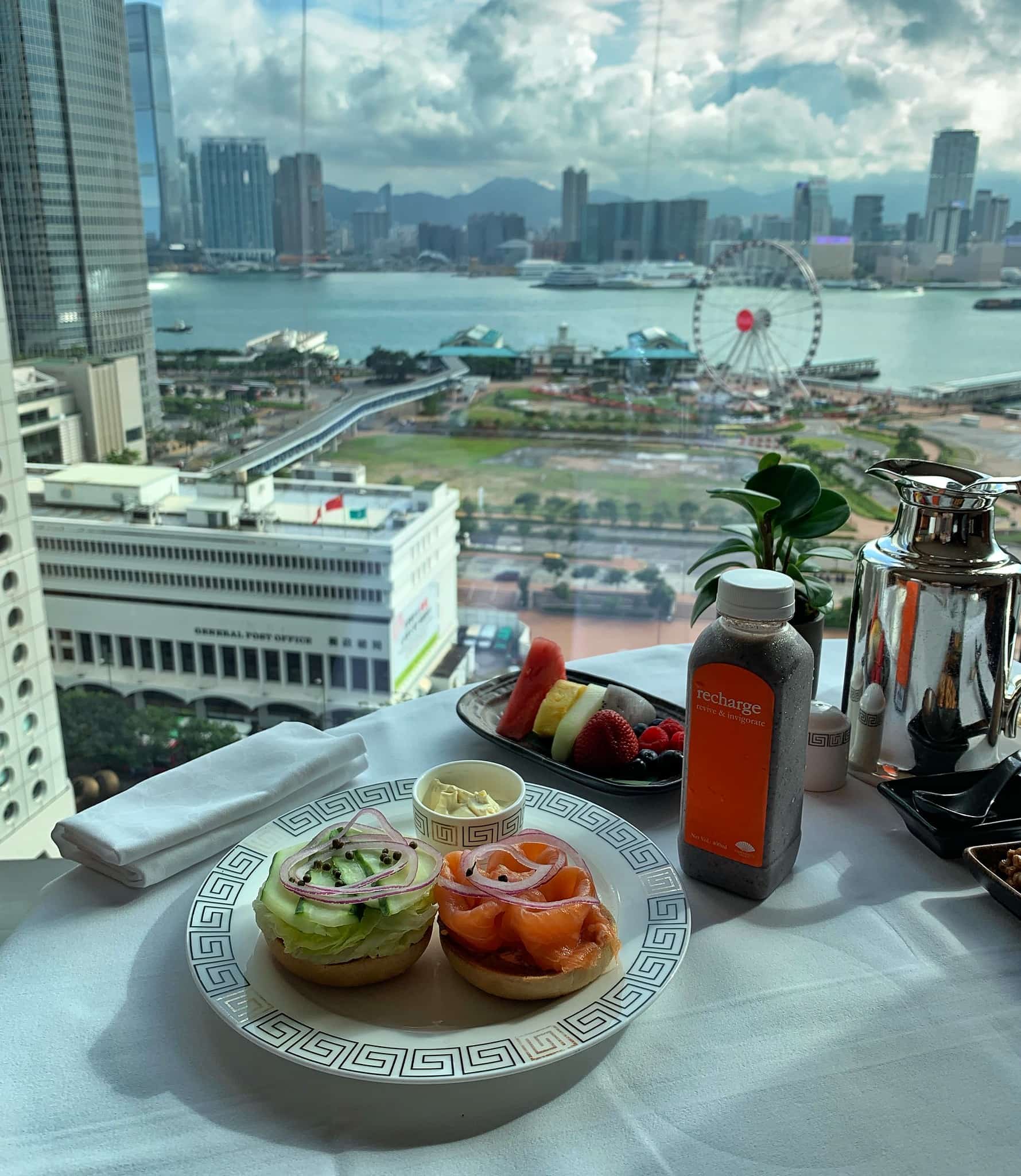 Mandarin Oriental Hong Kong Room Service Breakfast