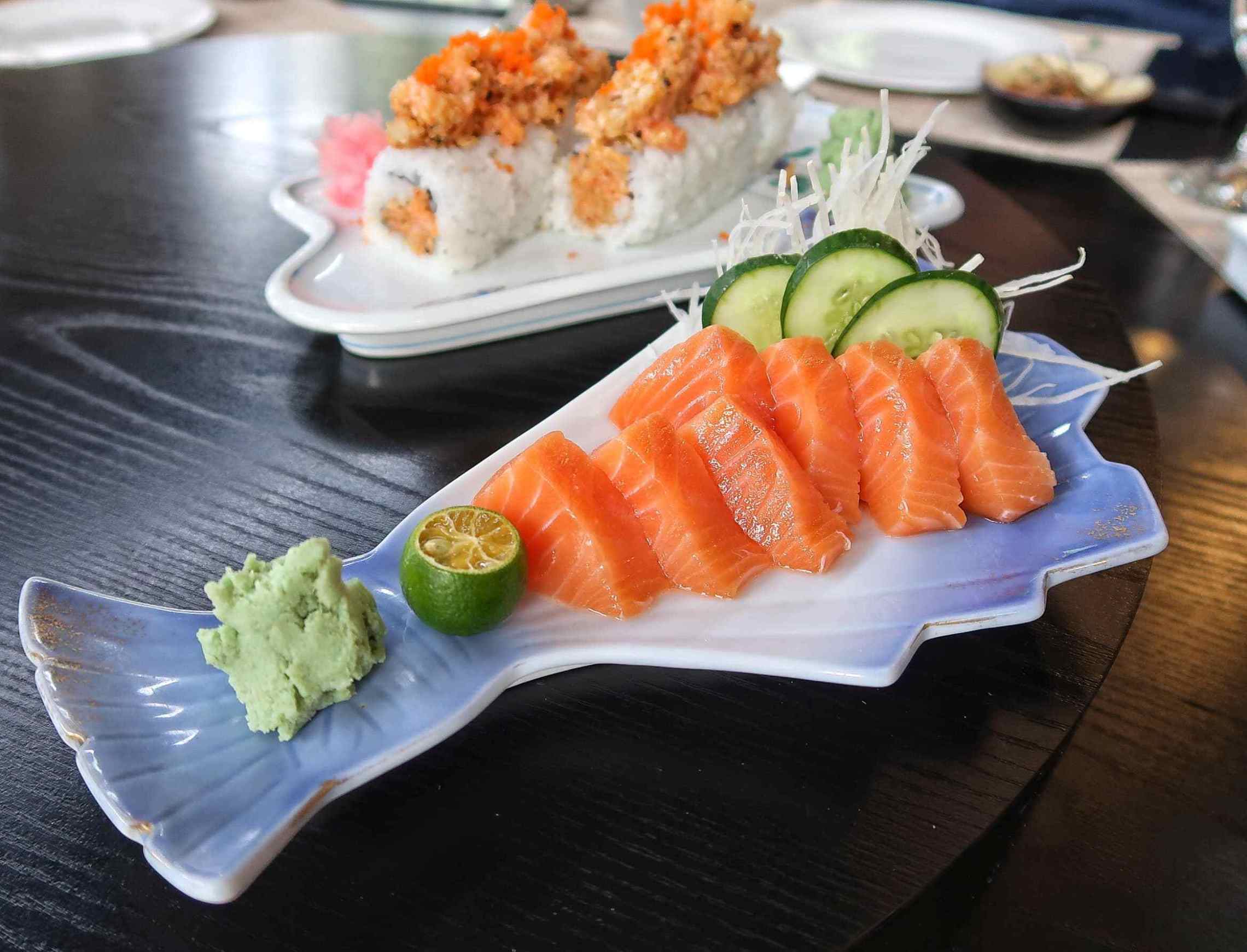 what is sushi made of salmon